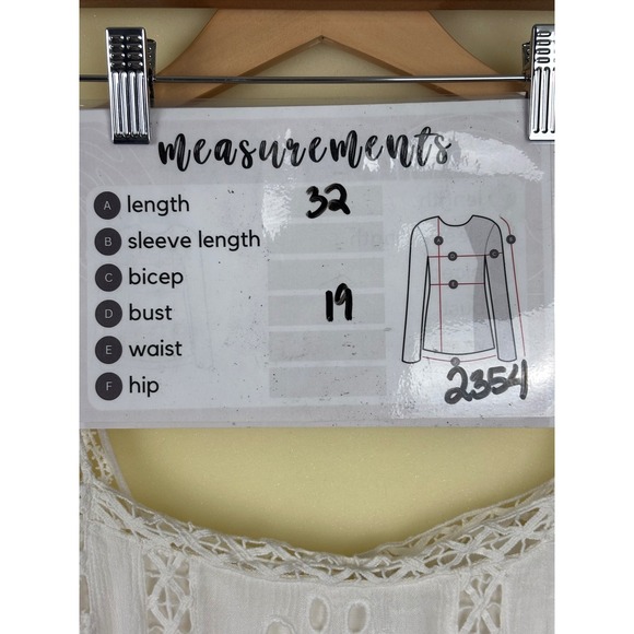 Free People White Lace Crochet Tunic Dress Boho Festival M M - Picture 2 of 9